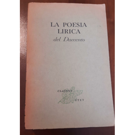 La poesia lirica del duecento