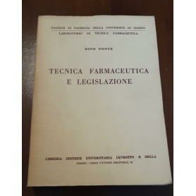 Tecnica farmaceutica e legislazione