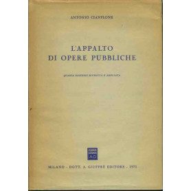 L'appalto di opere pubbliche