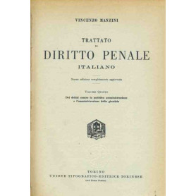 Trattato di diritto penale italiano. Volume 5