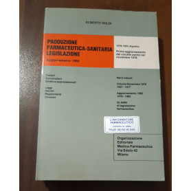 Produzione farmaceutica-sanitaria. Legislazione