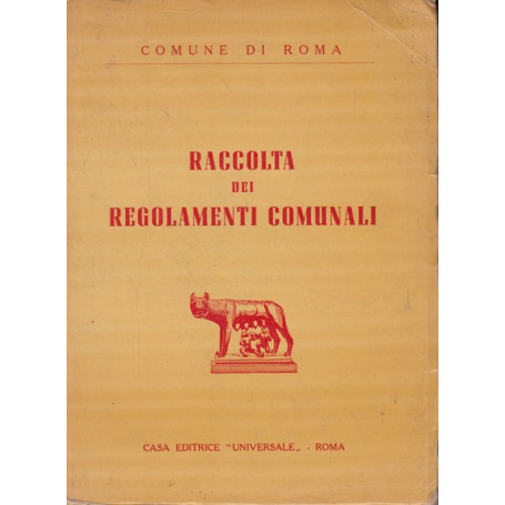 Raccolta dei Regolamenti Comunali