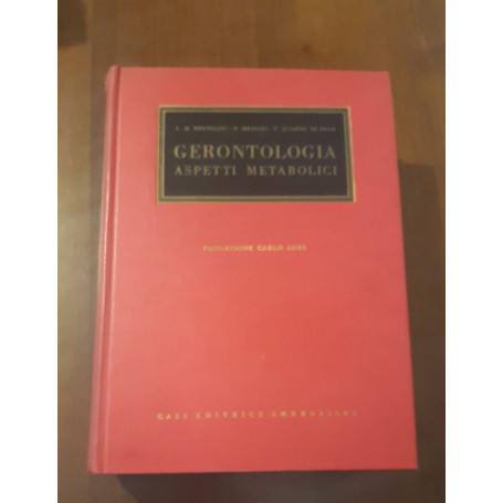 Gerontologia aspetti metabolici