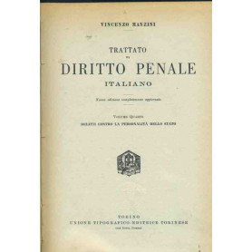 Trattato di diritto penale. Volume quarto