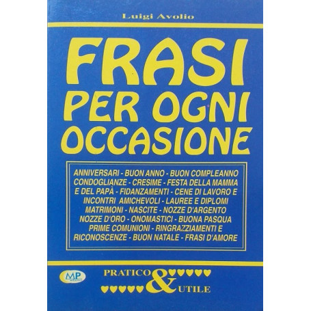 Frasi per ogni occasione