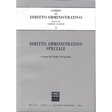 Diritto amministrativo speciale