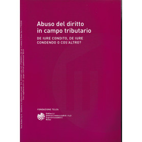 Abuso del diritto in campo tributario. Terzo supplemento al n. 23