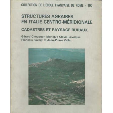 STRUCTURES AGRAIRES EN ITALIE CENTRO-MERIDIONALE