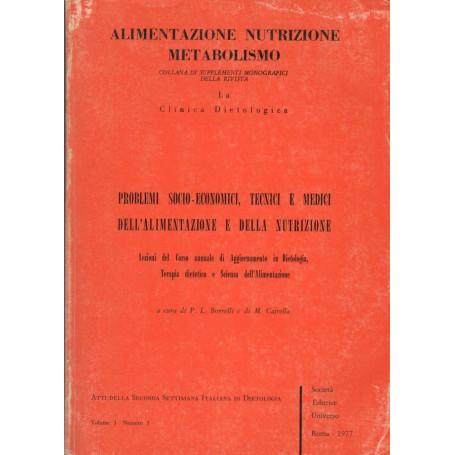 Alimentazione nutrizione metabolismo : Problemi socio-economici
