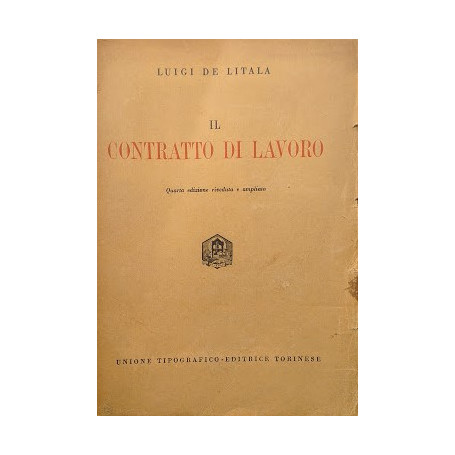 Il contratto di lavoro