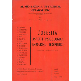 Alimentazione nutrizione metabolismo: L'obesità  aspetti psicologici