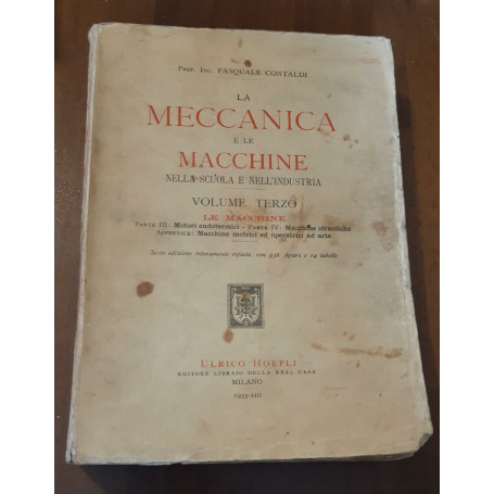 La meccanica e le macchine nella scuola e nell'industria